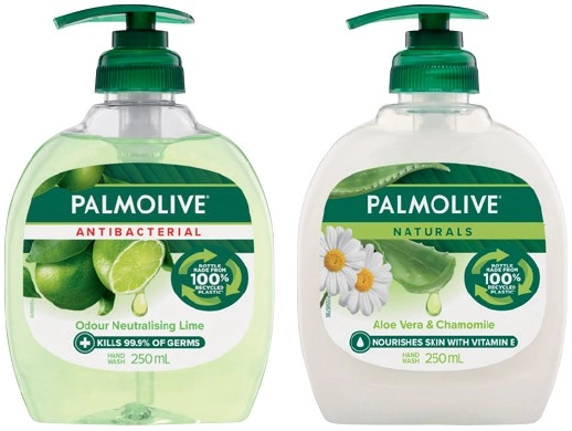 Palmolive Softwash Liquid Handwash 250mL Selected Varieties