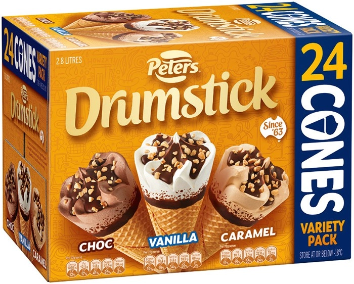 Peters Drumstick or Summer Faves 24 Pack Selected Varieties