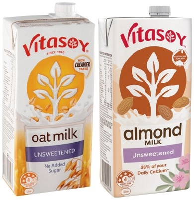 Vitasoy Almond, Oat or Soy Milk 1 Litre Selected Varieties