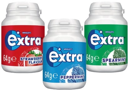 Wrigley’s Extra Gum 64g, Extra White 67g or Extra Eclipse 93g Selected Varieties