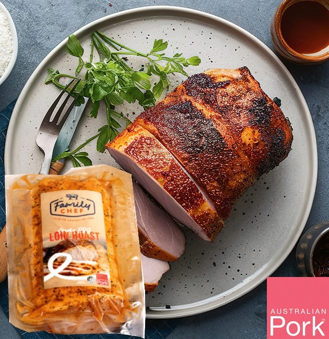 Australian Family Chef Pork Loin Smoky BBQ