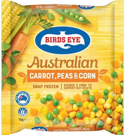 Birds Eye Snap Frozen Vegetables 1kg Selected Varieties