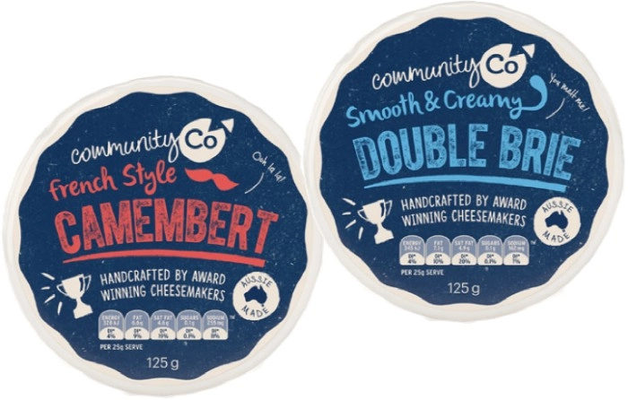 Community Co Double Brie or Camembert 125g