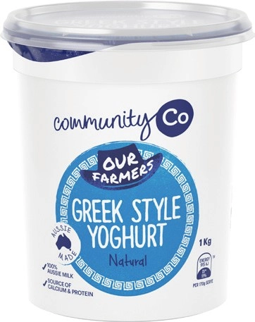 Community Co Greek Style Yoghurt 1kg