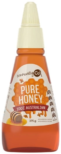 Community Co Twist & Squeeze Pure Honey 375g