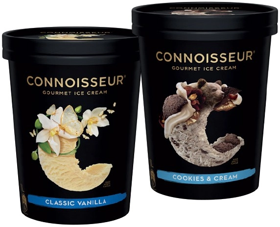 Connoisseur Gourmet Ice Cream 1 Litre Selected Varieties