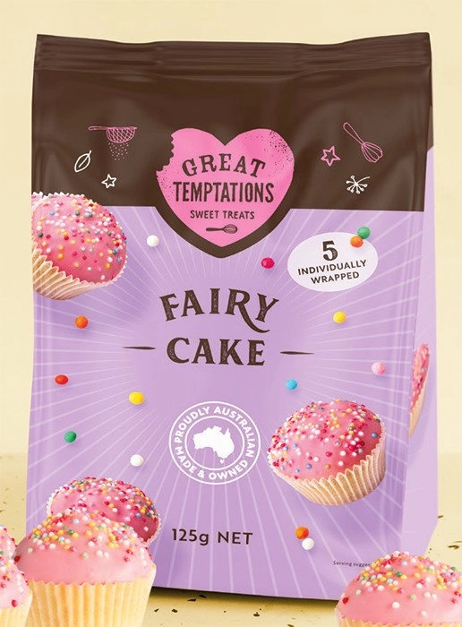 NEW Great Temptations Muffins or Mini Fairy Cupcakes 5 Pack Selected Varieties