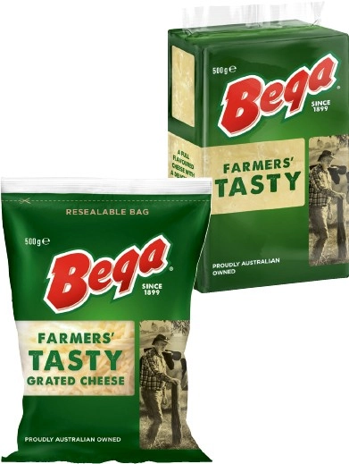 Bega Grated or Block Cheese 500g Selected Varieties