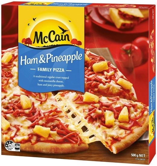 McCain Family Pizza 490‑500g Selected Varieties