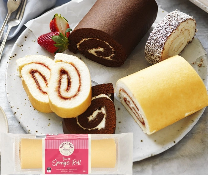 Baker’s Oven Sponge Rolls 400g Selected Varieties