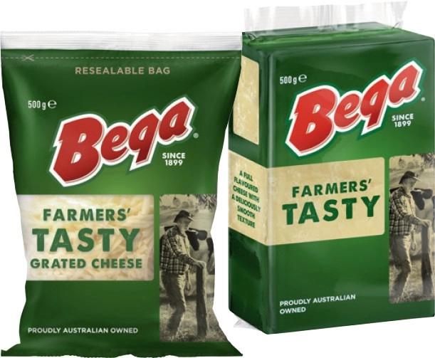 Bega Cheese Block 500g or Grated Cheese 500g Selected Varieties