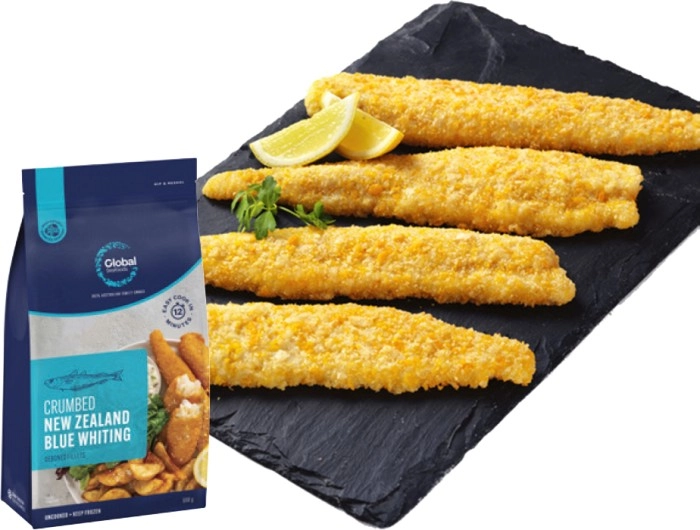 Global Seafoods Crumbed Whiting Fillets 600g