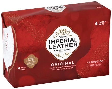 Imperial Leather Original Ivory Bar Soap 4x100g