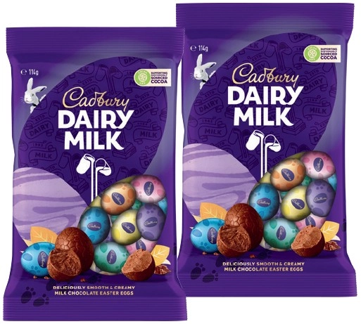 Cadbury Easter Egg Bag 110‑125g Selected Varieties*