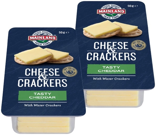 Mainland On the Go Cheese & Crackers 50g Selected Varieties