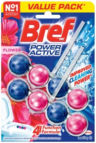 Bref Rim Block Toilet Cleaner 2 Pack Selected Varieties