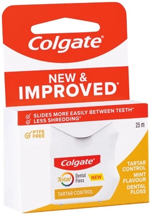 Colgate Total Tartar Control Dental Floss 25m