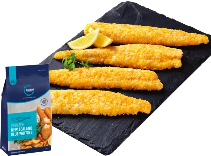 Global Seafoods Crumbed Whiting Fillets 600g