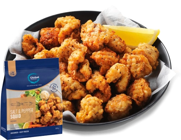 Global Seafoods Salt & Pepper Squid 500g