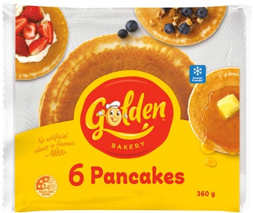 Golden Pancakes 6 Pack