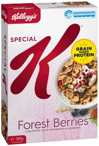 Kellogg's Special K Forest Berries 380g or High Fibre Cereal 385g