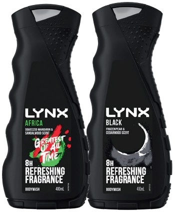 Lynx Bodywash 400mL Selected Varieties