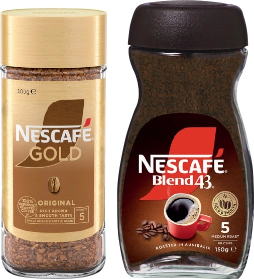 Nescafé Gold 90-100g or Blend 43 Instant Coffee 140-150g Selected Varieties