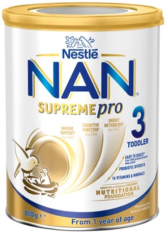 Nestlé NAN Supreme Pro Stage 3 Toddler Premium Milk Drink 800g