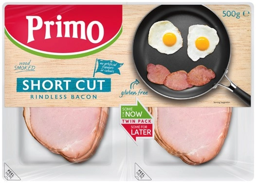 Primo Short Cut Bacon 500g