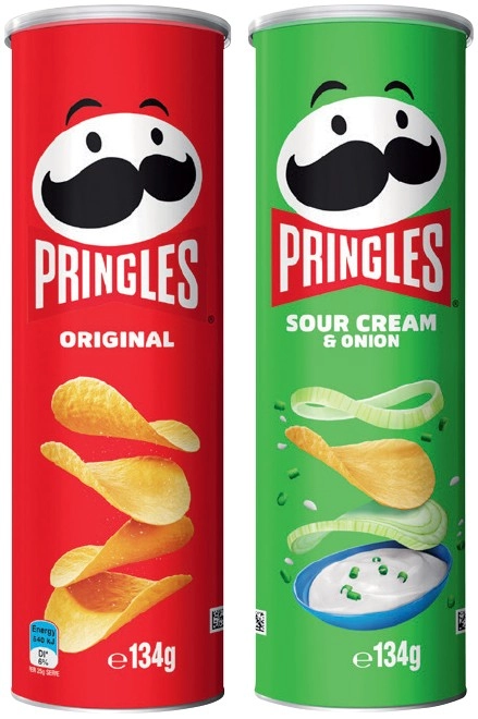 Pringles Chips 118‑134g Selected Varieties