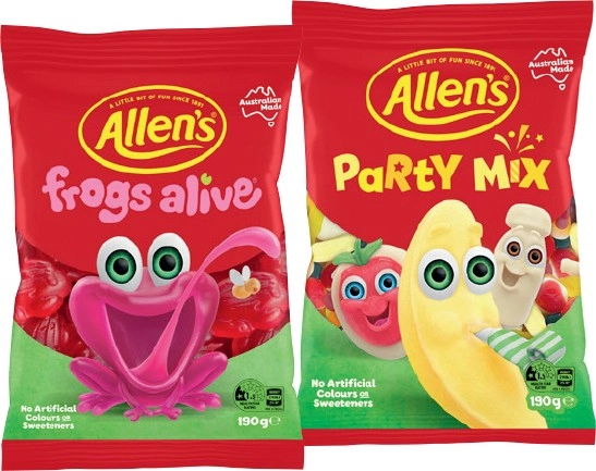 Allen’s Medium Bag 140‑200g Selected Varieties