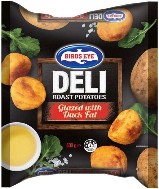 Birds Eye Deli Roast Potatoes Glazed with Duck Fat 600g