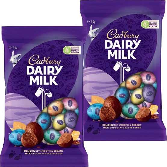 Cadbury Easter Egg Bag 110‑125g Selected Varieties*