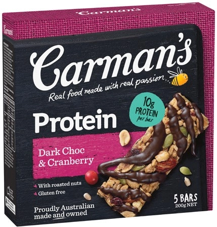 Carman's Protein Bars 5 Pack Selected Varieties