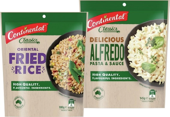 Continental Pasta & Sauce 145-170g, Rice 180-190g or Creamy Cheesy Mash 110g Selected Varieties