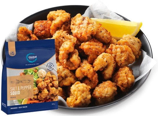 Global Seafoods Salt & Pepper Squid 500g