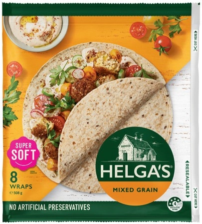 Helga’s Wraps 5-8 Pack Selected Varieties