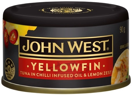 John West Yellowfin Tuna 90g Selected Varieties