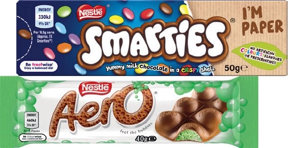 Nestlé Medium Bars 35-50g or Smarties 50g Selected Varieties