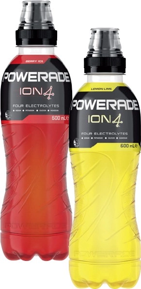 Powerade or Powerade Active Water 600mL Selected Varieties