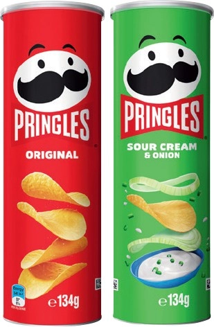 Pringles Chips 118‑134g Selected Varieties