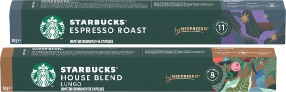 Starbucks by Nespresso Coffee Capsules 10 Pack Selected Varieties