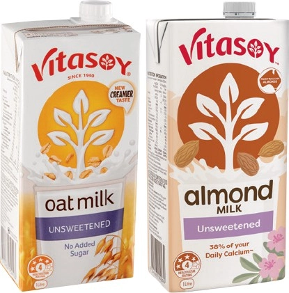 Vitasoy Oat, Almond or Soy Milk 1 Litre Selected Varieties