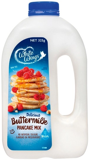 White Wings Pancake Shaker Buttermilk 325g or Original 350g