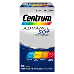 Centrum Advance 50+ 100 Tablets