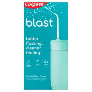 Colgate Blast Cordless Waterproof Rechargeable Water Flosser Teal 1 Each