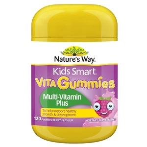 Nature's Way Kids Smart Vita Gummies Multi-Vitamin Plus 120 Gummies