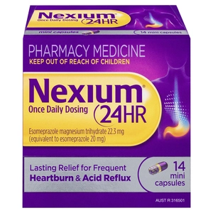 NEXIUM 24HR Once Daily Dosing 14 Capsules