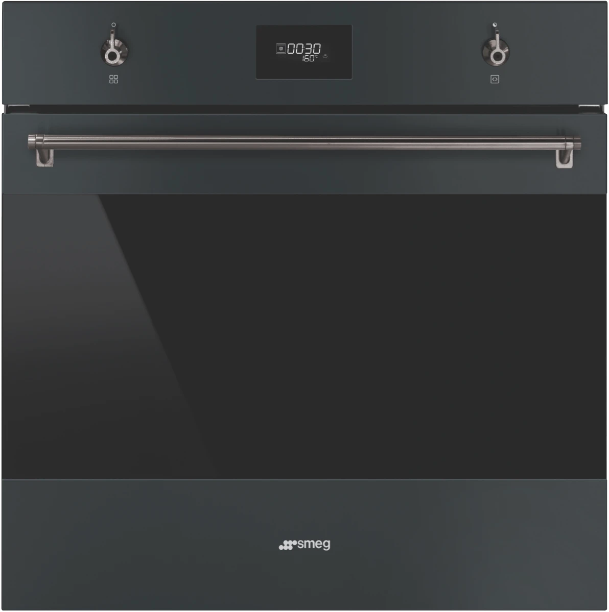 Smeg 60cm Classic Pyrolytic Oven Matt Black