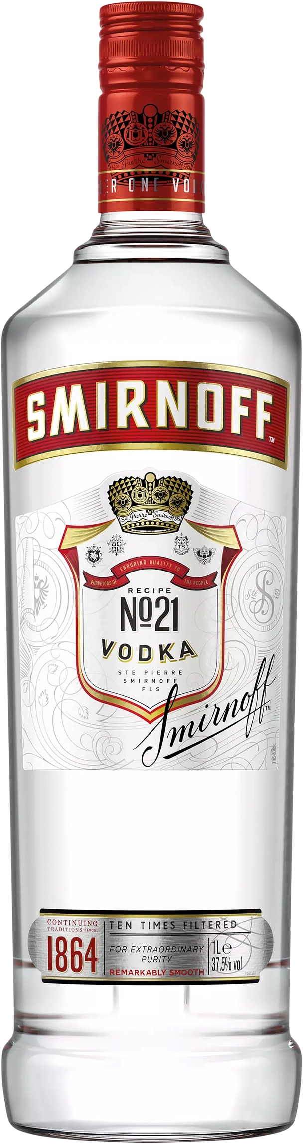 Smirnoff Red Vodka 1 Litre